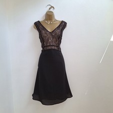 Noa Noa Dress Medium Black Lace Boddice Evening Occasion Party