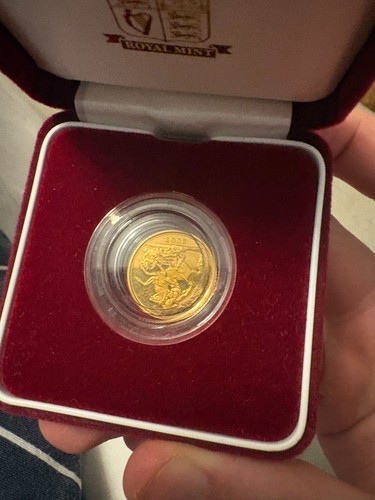 2007 gold proof - half, sovereign