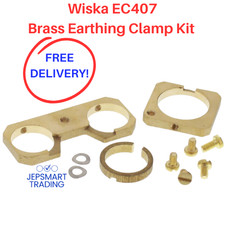 WISKA Brass Earthing Clamp Kit