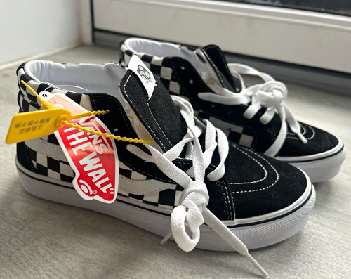 Vans black white - vans, black/white