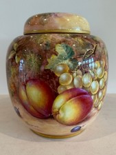Royal Worcester Fruit Ginger Jar Freeman