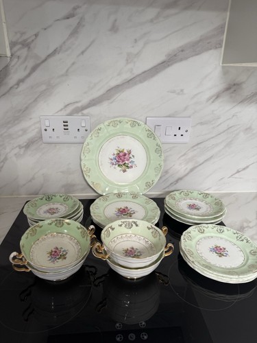 Vintage argyle bone china - bone,