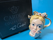 Alice Head Teapot Tea Pot Paul Cardew Alice in Wonderland Boxed FCD 11362