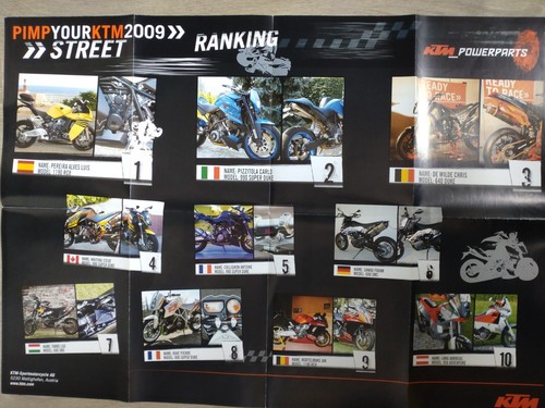 Ktm poster brochure 2009 sx - brochure,