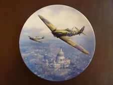 ROYAL DOULTON " SPITFIRE OVER ST PAULS " BONE CHINA PLATE