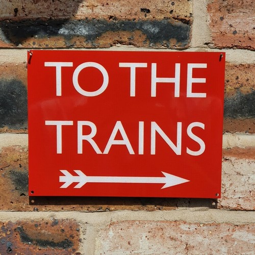 The trains red - to,