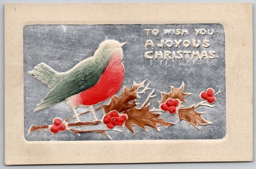 Vintage embossed christmas - vintage,