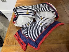 Fancy Dress Sailors Accessories - 4 Hats & 2 Collar Used Excellent Condition