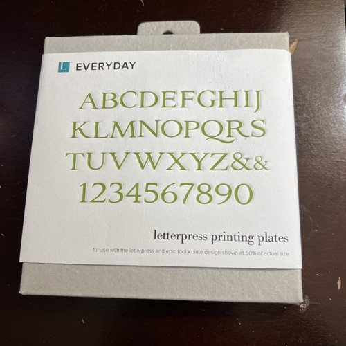 Letterpress printing plates - letterpress,