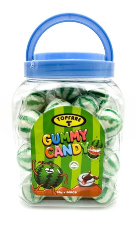 Watermelon gummy juicy filled - juicy,