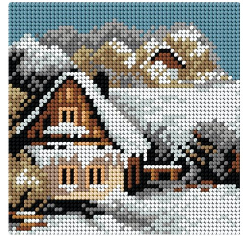 Orchidea tapestry kit winter - tapestry, -winter