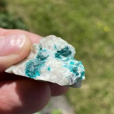 Dioptase On Matrix Namibia 25 Grams Approx