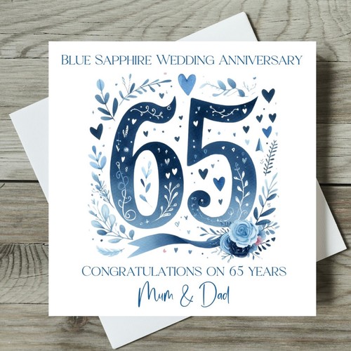 Personalised blue sapphire - blue,