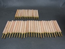 Vintage set 40 bookbinders letters A-Z 0-9 etc leather working tools