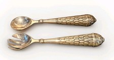 Silver Plated Salad Servers