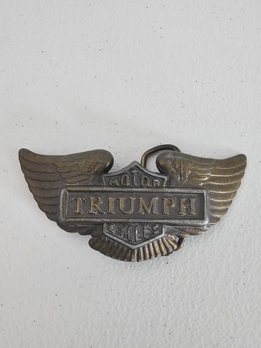 Vtg triumph motorcycles belt - vtg.,