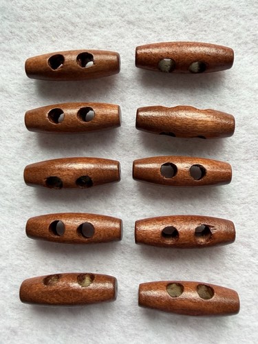 Brown hole wooden - x, 2-hole