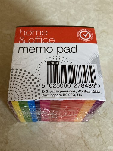 Paper memo block - block, cube