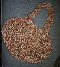 Hand Crocheted Mesh Market Bag