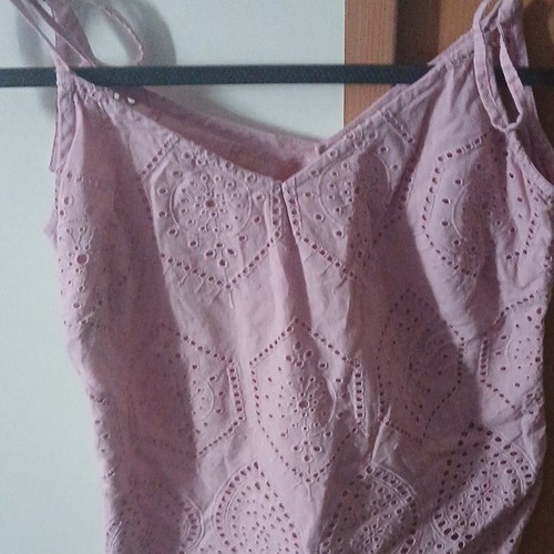 Lipsy london pink cotton cami - london,