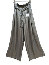 Zara Silver Grey Wide Leg