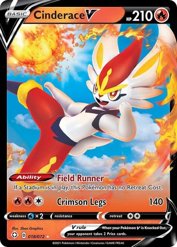 Cinderace shining fates - v,