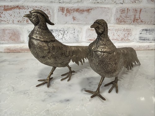 Vintage pheasant set long tail - pheasant,