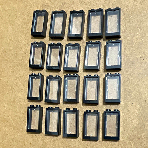 Lego black window frames with - frames,