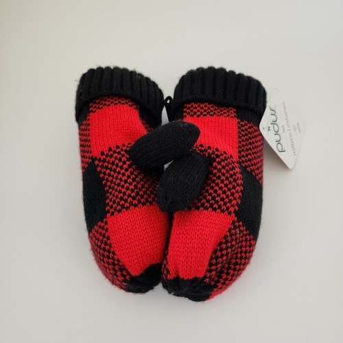 Pudus mittens buffalo plaid - buffalo,