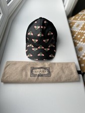 Gucci Supreme Bee Cap Black Red 