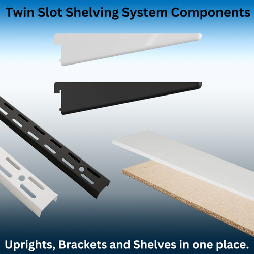 Twin slot shelving - twin, system