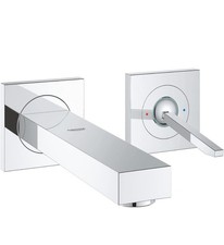 GROHE 19997000 Eurocube Joy 2-Hole Basin Mixer - Medium Spout, Chrome