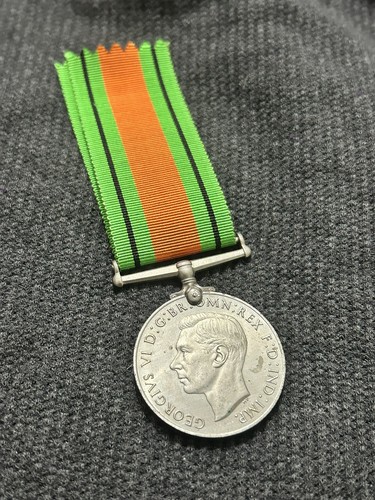 Original wwii defence medal - original,