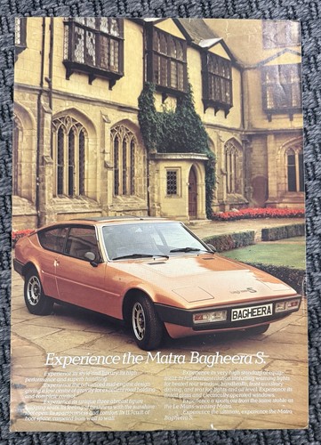 Chrysler matra simca - matra,