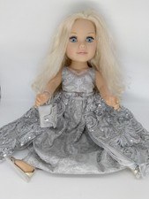 Journey Girls doll Ilee New York holiday edition 2016 lovely hair and dress 18" 