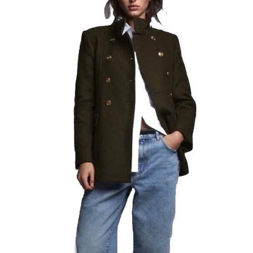 Zara manteco italian wool - zara,