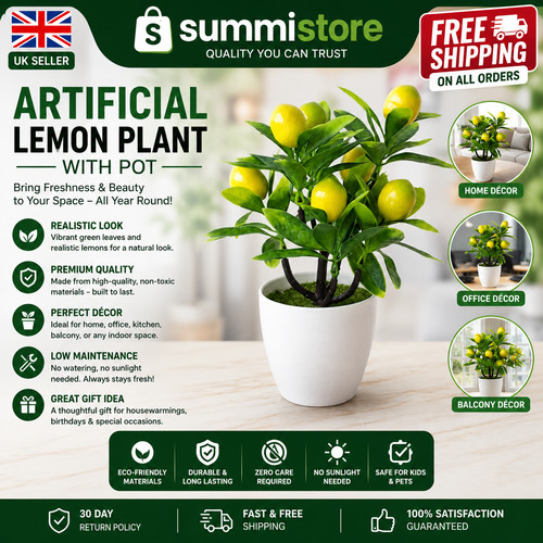 Artificial lemon tree plant - tree,