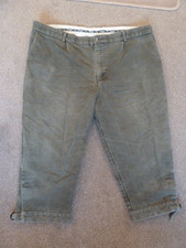 Hoggs Of Fife Breeks Mens W44 Green Hunting Shooting Plus Fours Moleskin