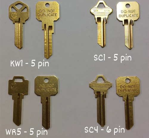 Residential keys cut code - code,