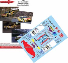 DECALS 1/43 REF 0446 PEUGEOT