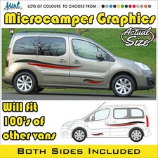 CITROEN BERLINGO MICROCAMPER Motorhome Camper Decals Stickers Vinyl Graphics 029