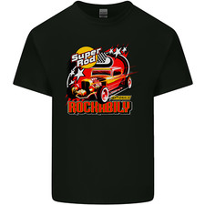Rockabilly Hot Rod Hotrod Dragster Mens Light Cotton T-Shirt