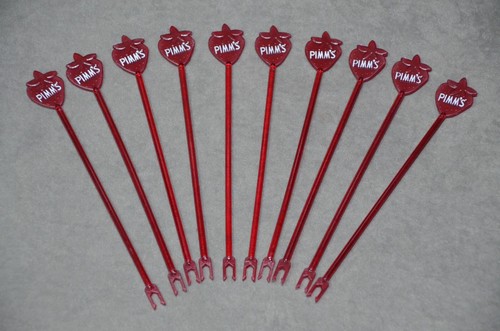 10x pimm strawberry plastic - strawberry,