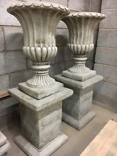Urns and Plinths ,Large PAIR