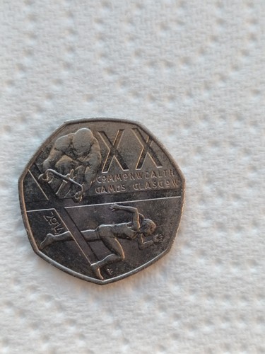 50p coin 2014 commonwealth - 50p,