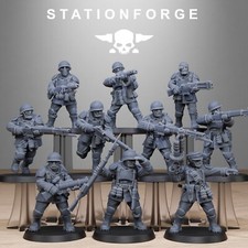 The freeguard infantry - the,