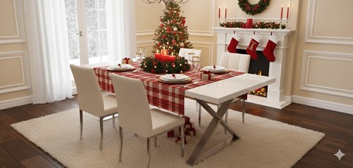 Dwell attra dining table - attra, white