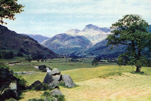 England postcard langdale - england,