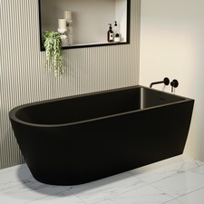 Matt black freestanding - matt,