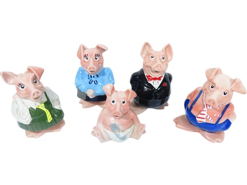 Wade natwest piggy bank set - piggy,